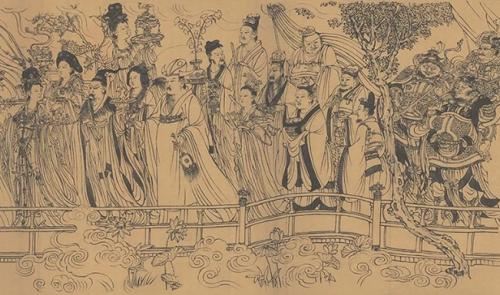 《八十七神仙卷》局部。央美供图 点击进入下一页