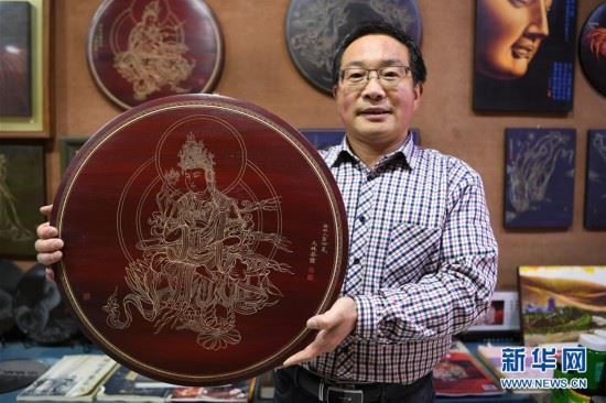 (图片故事)(9)用木刻画弘扬敦煌文化